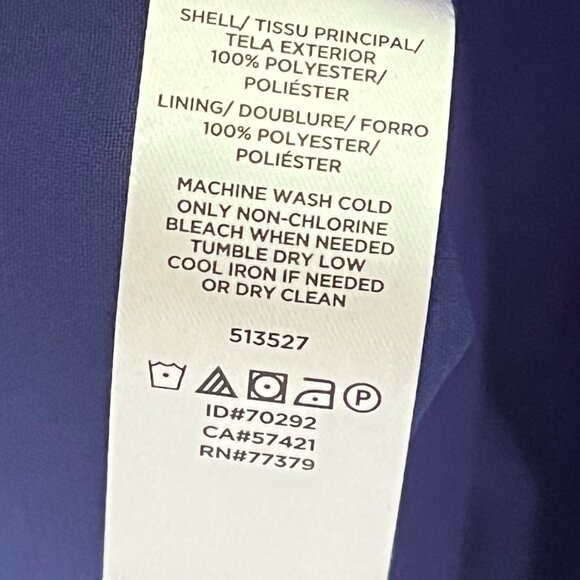 NWT Ann Taylor Factory Professional Career Top Purple Size Small Ruffles - Picture 6 of 8